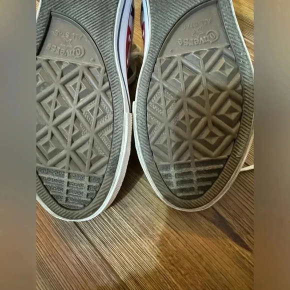 Converse Youth Kid’s Unisex American Flag High Top Sneakers - Size 4 like new - Picture 11 of 16